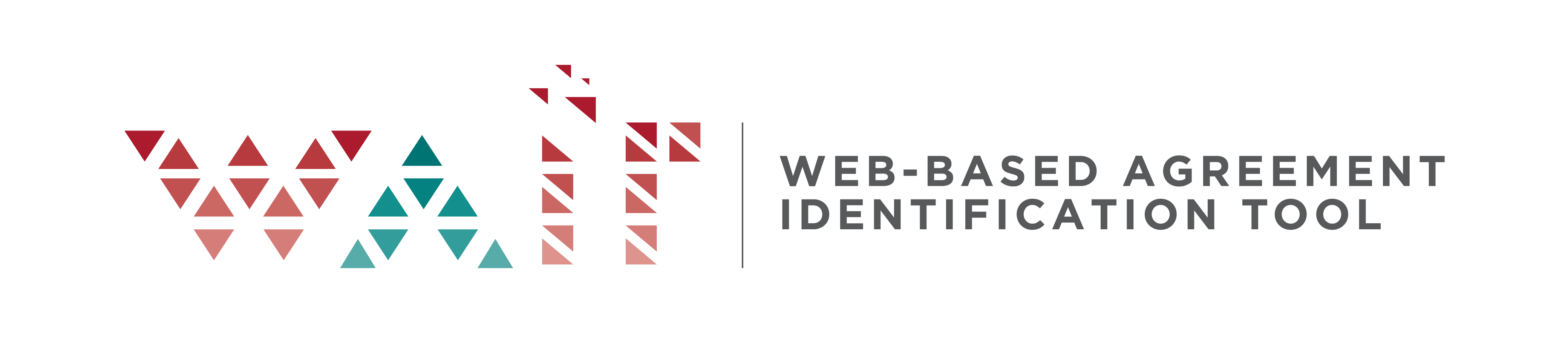 WAIT logo with text: Web-based Agreement Identification Tool.